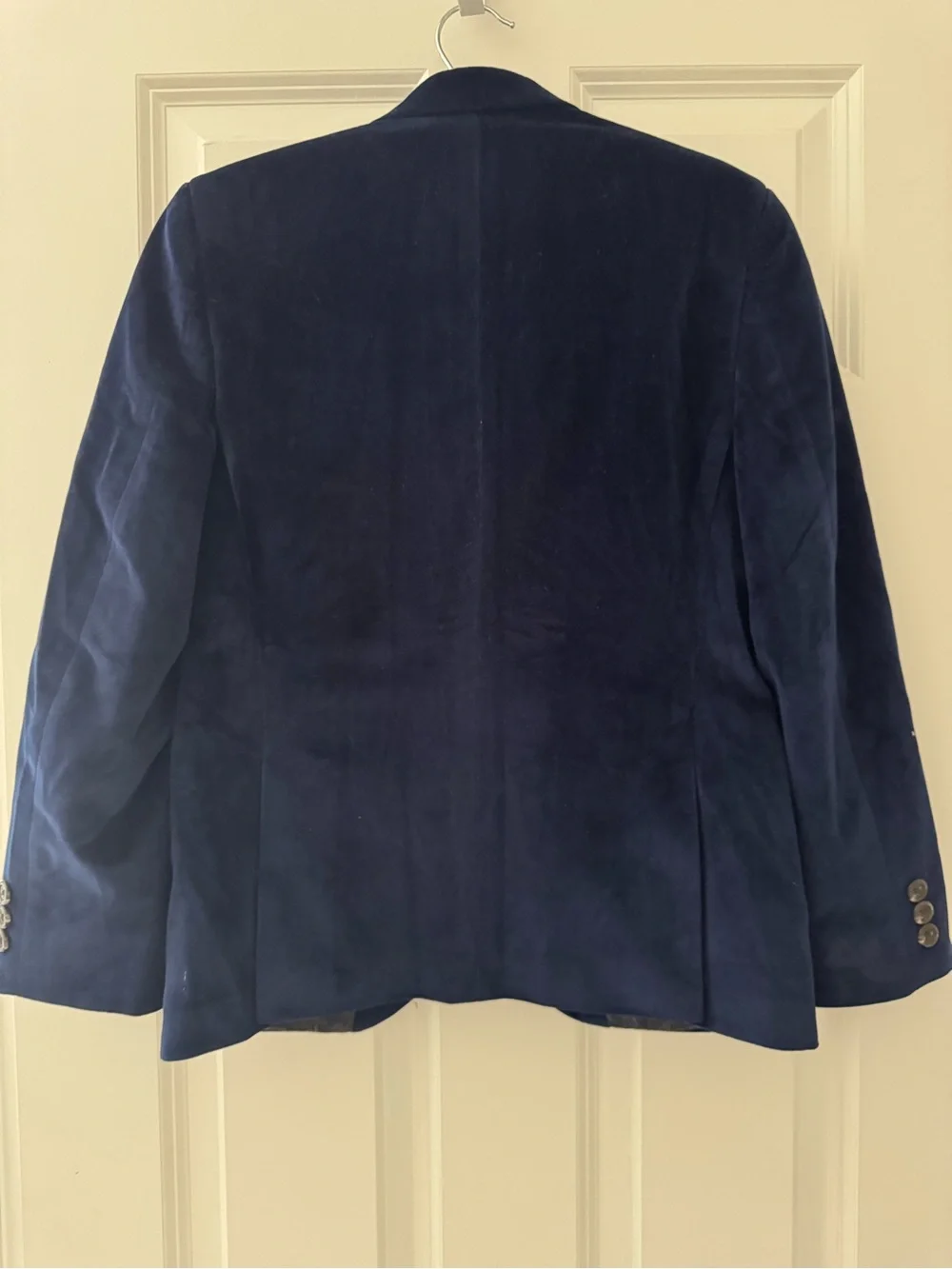 Ralph Lauren Navy Velvet Two-Button Men's Blazer